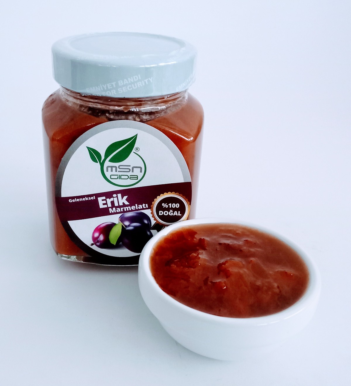 Şekersiz Erik Marmelatı (350 gr)