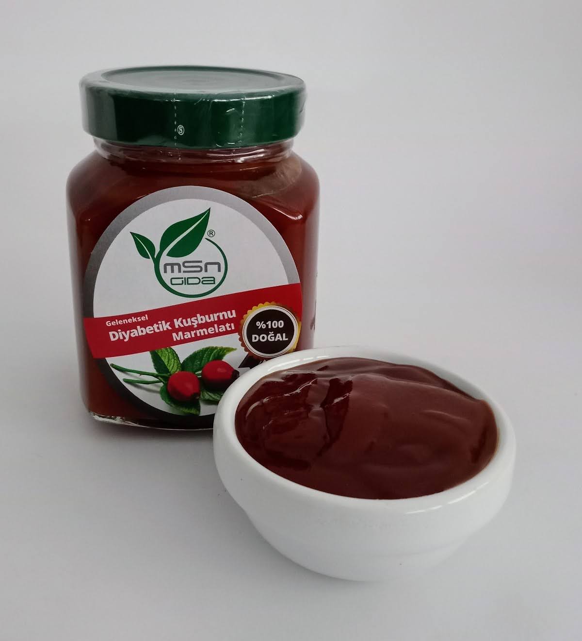 Şekersiz Kuşburnu Marmelatı (350 gr)